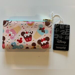 Disney Loungefly | Ice Cream, Cupcake Design Wallet | NWT